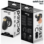 ADDICTED TOYS LOCKED - OBSIDIAN HOLD PENISKÄFIG GRÖSSE S