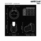 ADDICTED TOYS LOCKED - SILENT KEEP PENISKÄFIG 7,5 CM