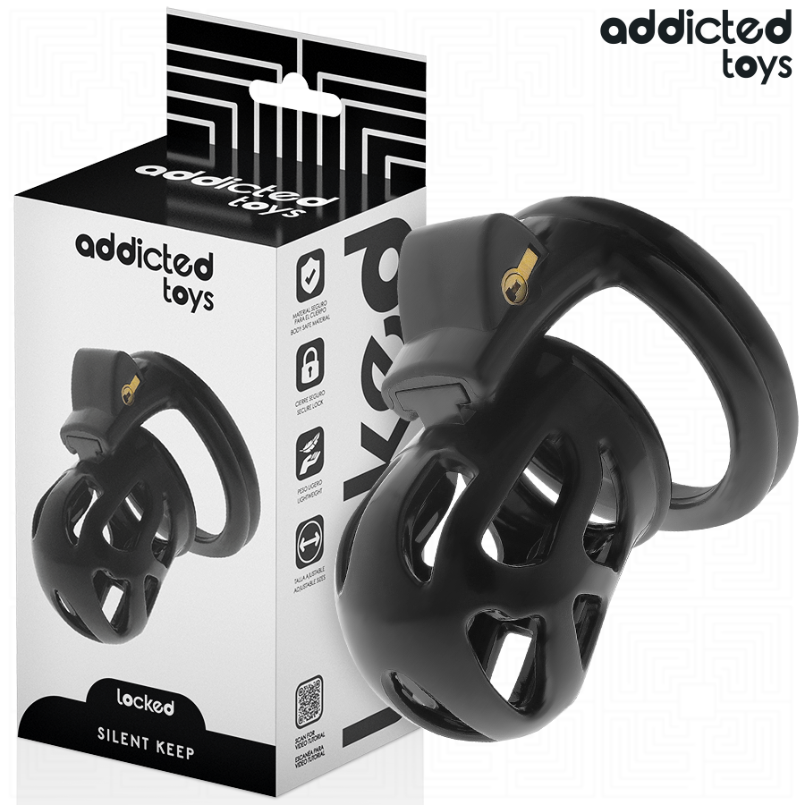 ADDICTED TOYS LOCKED – Silent Keep Peniskäfig, 7,5 cm
