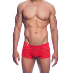 MOB - ROTE SPITZENBOXER GRÖSSE L/XL
