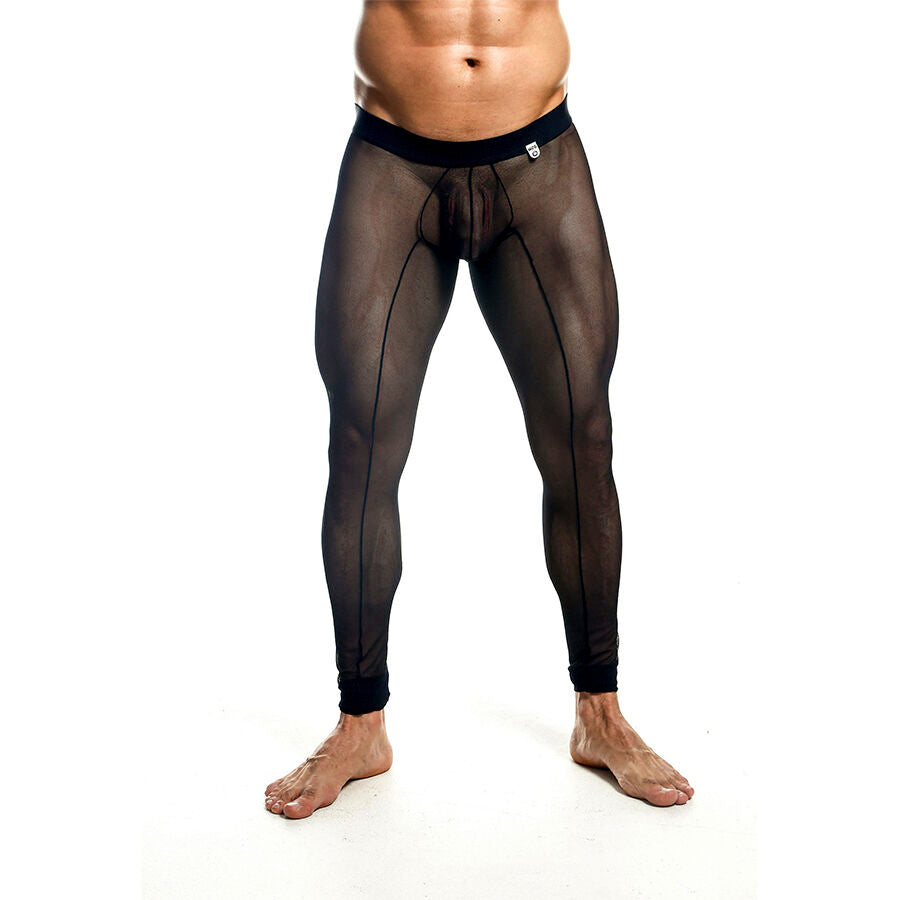 MOB – Schwarze Transparente Strumpfhosen Grösse L