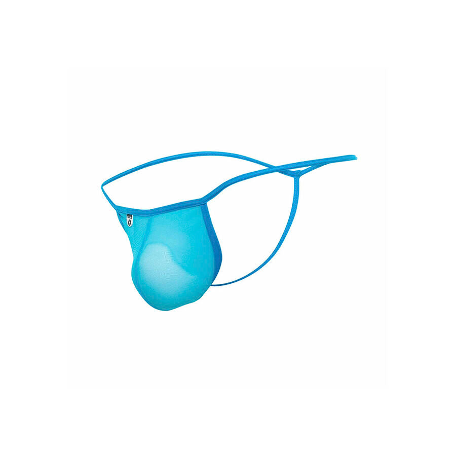 MOB – Transparenter T-Förmiger Tanga Aqua Grösse L/XL