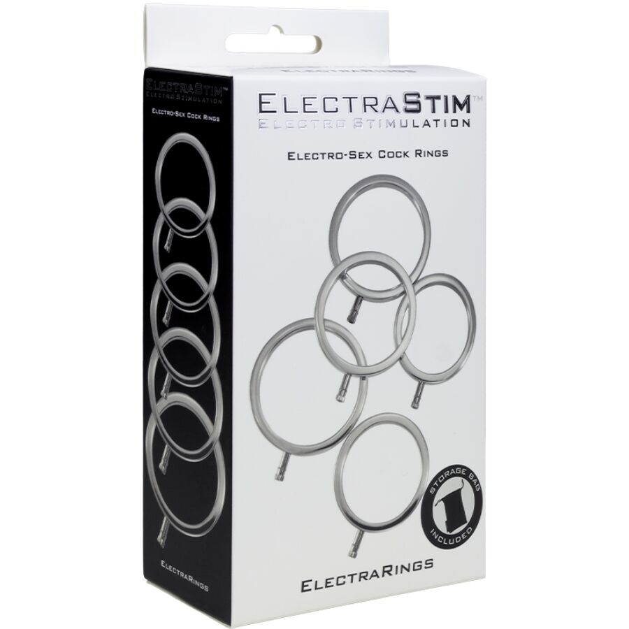 ELECTRASTIM - ElectraRings Metall-Penisringe, 5er-Pack