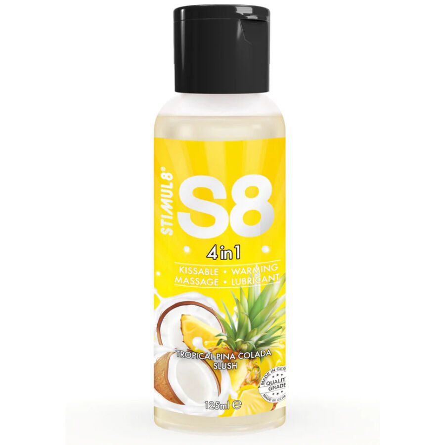 STIMUL8 – S8 4-in-1 Dessert-Gleitmittel mit Piña-Colada-Geschmack, 125 ml