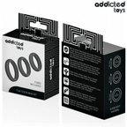 ADDICTED TOYS - Set aus flachen Silikonringen