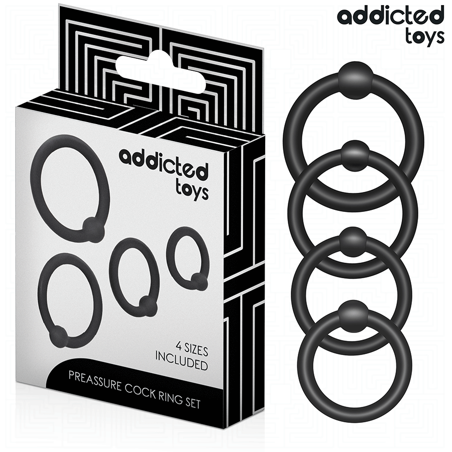 ADDICTED TOYS – Silikon-Druckring-Set