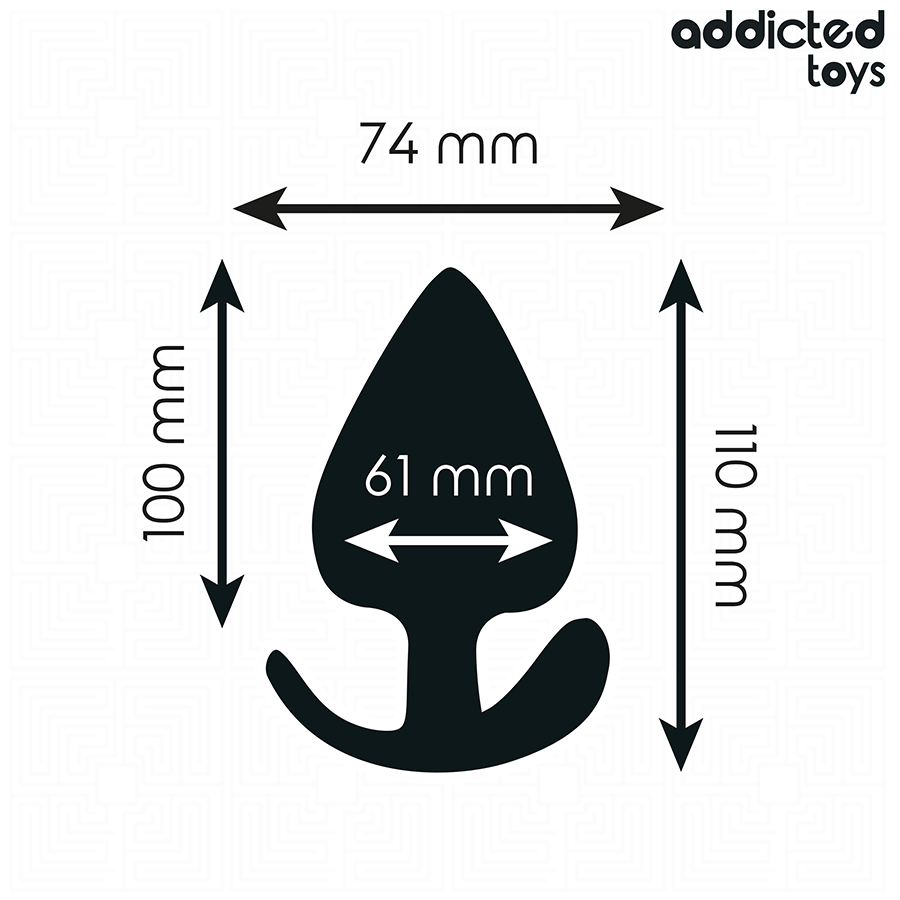 ADDICTED TOYS – Analplug, Größe XXL, 11 cm