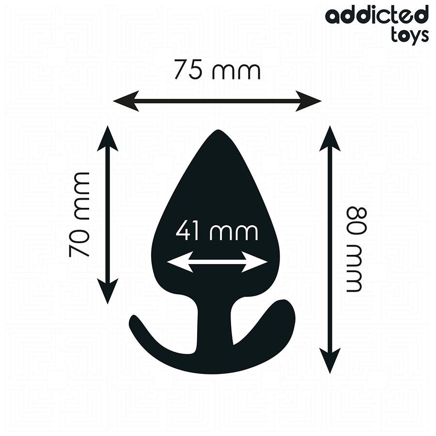 ADDICTED TOYS - ANALSTECKER GRÖSSE L 8 CM