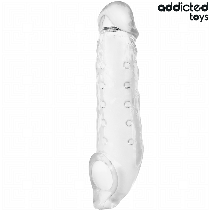 ADDICTED TOYS – Transparente Penisverlängerungshülle, Größe S, 23 cm