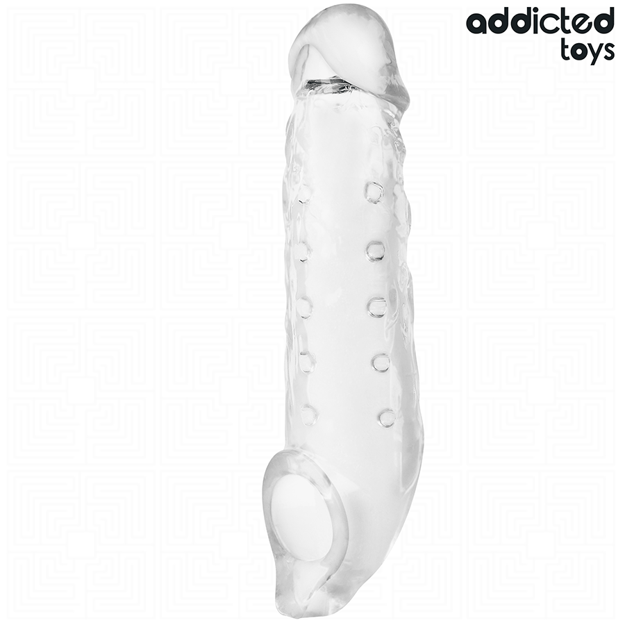 ADDICTED TOYS – Transparente Penishülle, Größe M, 27 cm