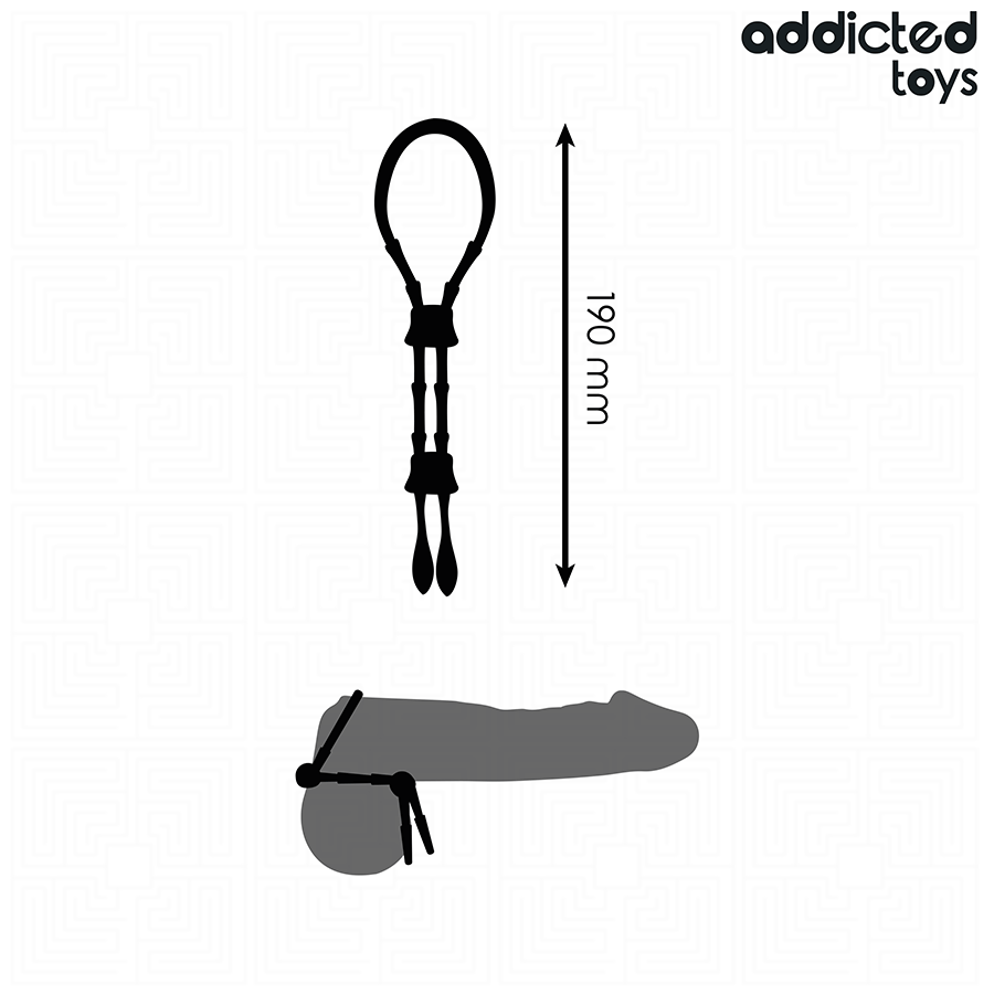 ADDICTED TOYS – Verstellbare Silikon-Penisschlaufe