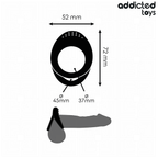 ADDICTED TOYS - DOPPELT STRUKTURIERTER PENISRING