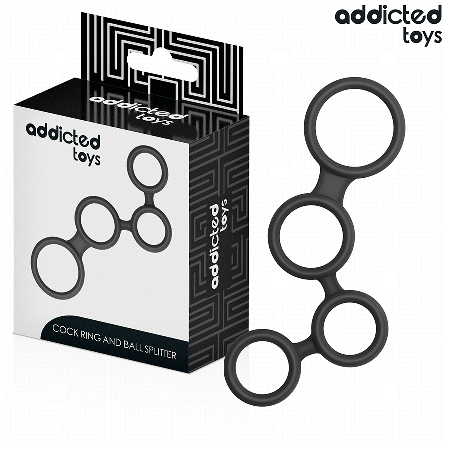 ADDICTED TOYS – Penisring mit Hodentrenner