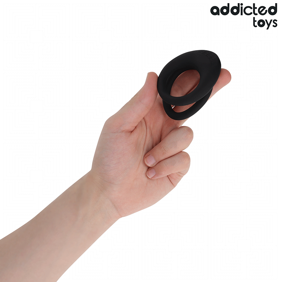 ADDICTED TOYS – Penisring mit doppelter Struktur