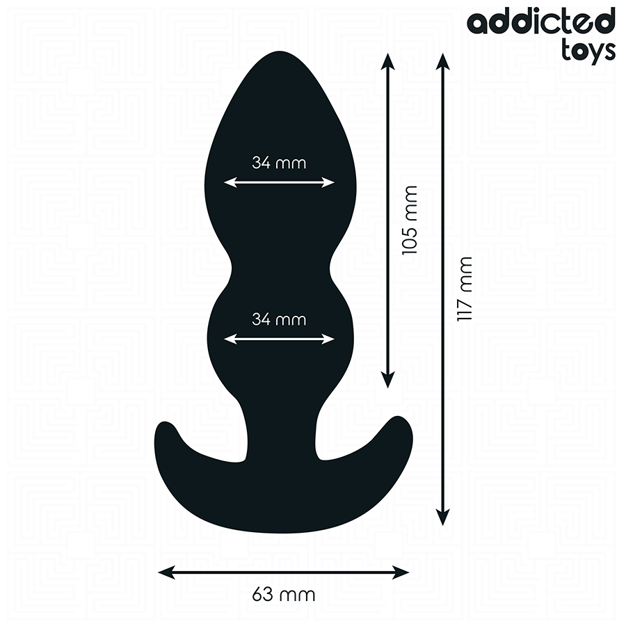 ADDICTED TOYS – Analplug, Größe L, 11,7 cm