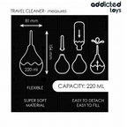 ADDICTED TOYS - REISE-ANALREINIGER GRÖSSE L 220 ML