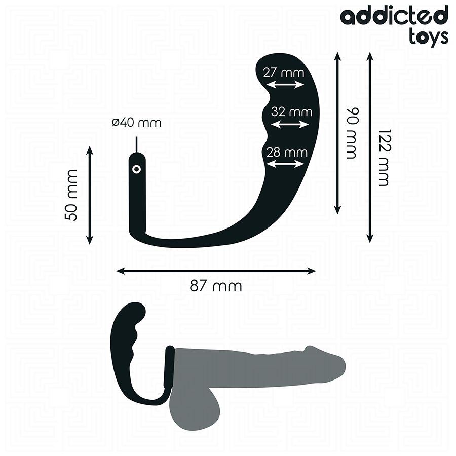 ADDICTED TOYS – Analplug mit Ring, Modell 4