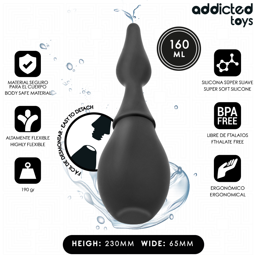 ADDICTED TOYS – Reise-Analdusche, Modell 1