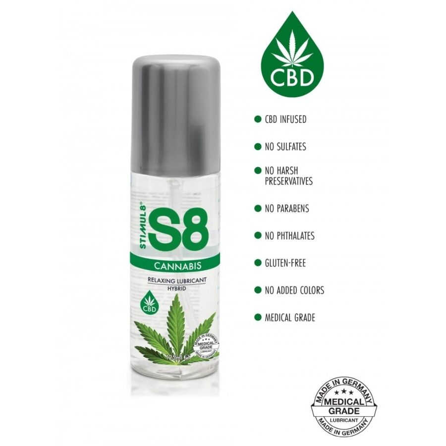 STIMUL8 – S8 Cannabis Hybrid-Gleitmittel, 125 ml