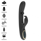 IBIZA - LEISTUNGSSTARKER RABBIT-VIBRATOR MIT MASSAGE-ROLLENPERLE