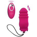 TOYJOY - Happiness Sunny Side Up & Down Vibrator mit Fernbedienung Fuchsia