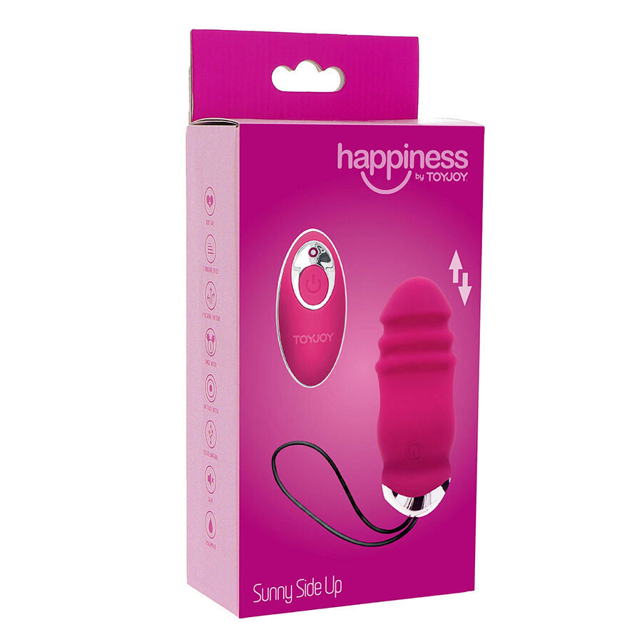 TOYJOY - Happiness Sunny Side Up & Down Vibrator mit Fernbedienung Fuchsia