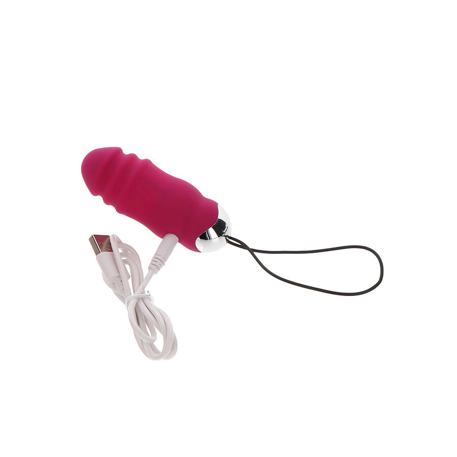 TOYJOY - Happiness Sunny Side Up & Down Vibrator mit Fernbedienung Fuchsia