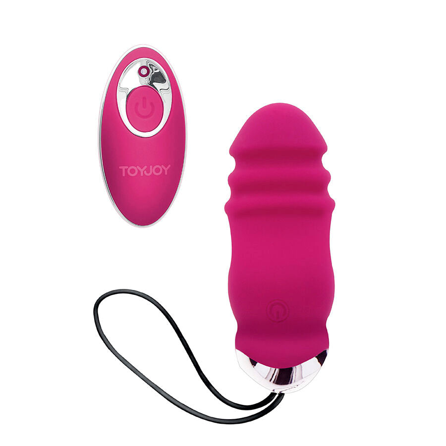 TOYJOY - Happiness Sunny Side Up & Down Vibrator mit Fernbedienung Fuchsia