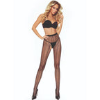 PASSION - TIOPEN 033 SCHWARZE STRUMPFHOSEN 3/4