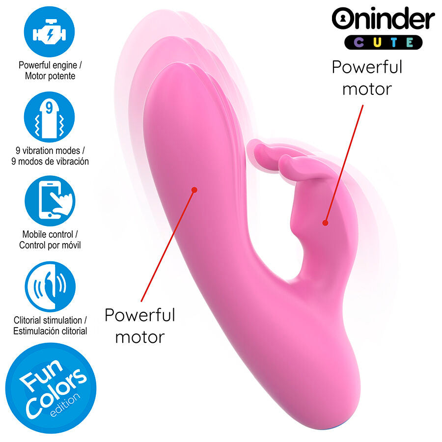 ONINDER CUTE - Love Bunny Vibrator G-Spot Clitoris - Kostenlose weltweite App