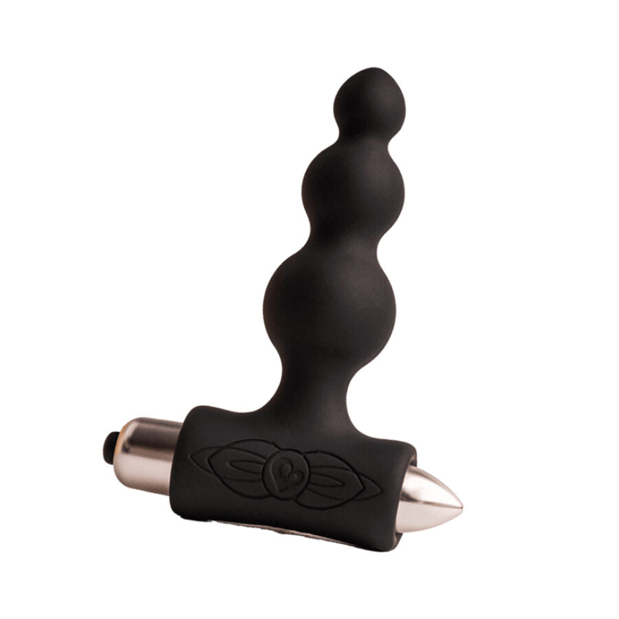 ROCKS-OFF - Petite Sensations Bubbles Analplug-Vibrator Schwarz