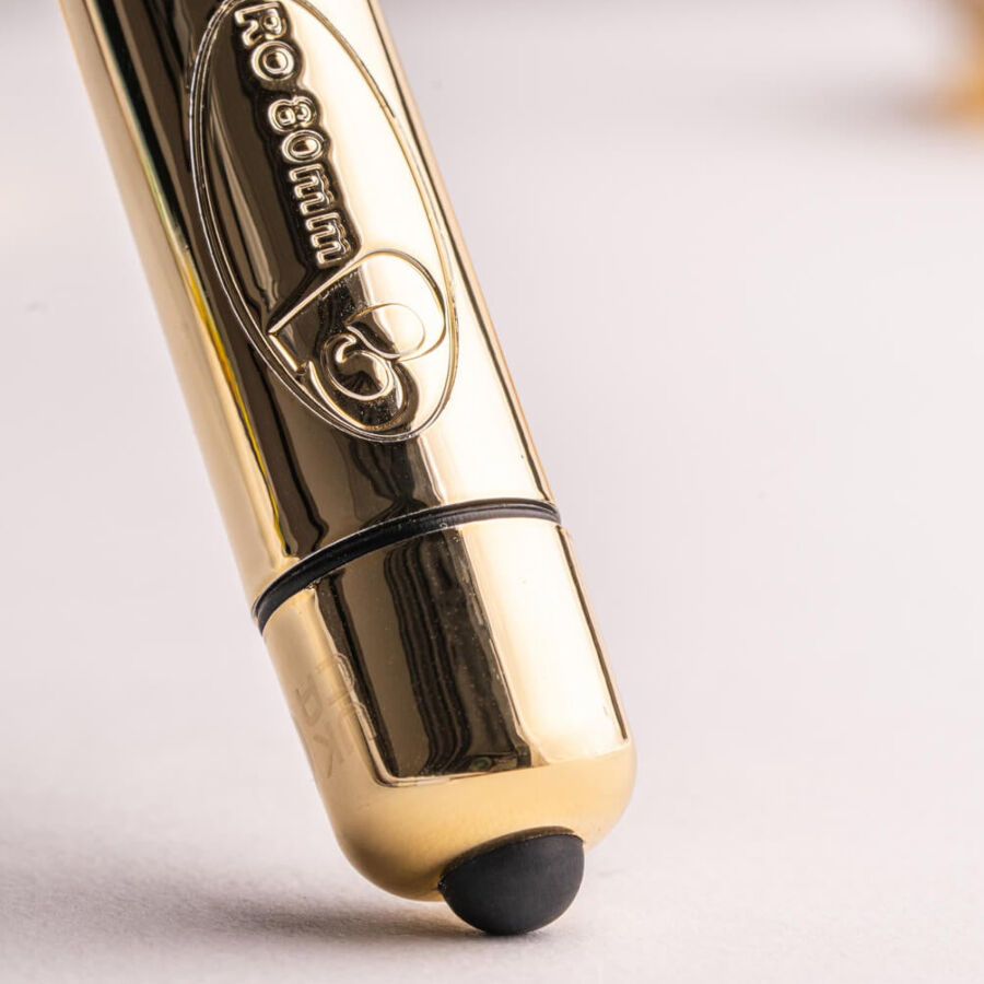 ROCKS-OFF - RO-80 CHAMPAGNER GOLDEN VIBRIERENDE KUGEL