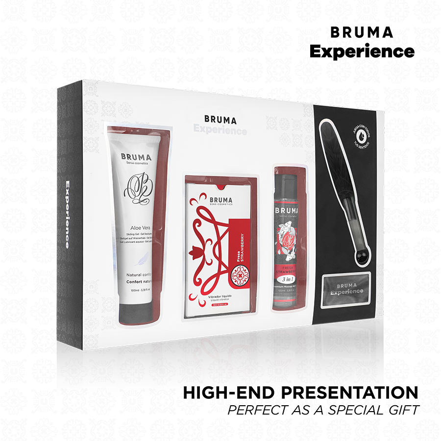 BRUMA XPERIENCE - SÜSSE ERDBEERE VIBRO-ORGASMISCHES VERSUCHUNGSSET
