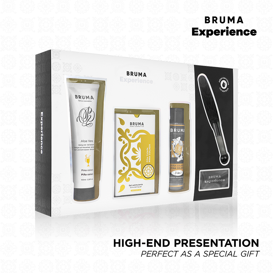 BRUMA XPERIENCE - SÜSSE PIÑA COLADA VERSUCHUNGSPAKET MIT ORGASMUSVERSTÄRKER