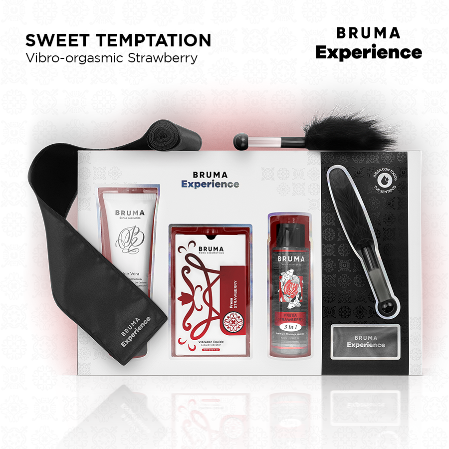 BRUMA XPERIENCE - SÜSSE ERDBEERE VIBRO-ORGASMISCHES VERSUCHUNGSSET