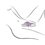 ROCKS-OFF - GLO-GIRL LILA RABBIT VIBRATOR