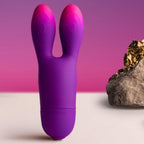 ROCKS-OFF - Glo-Girl Bunny flexibler Vibrator Lila