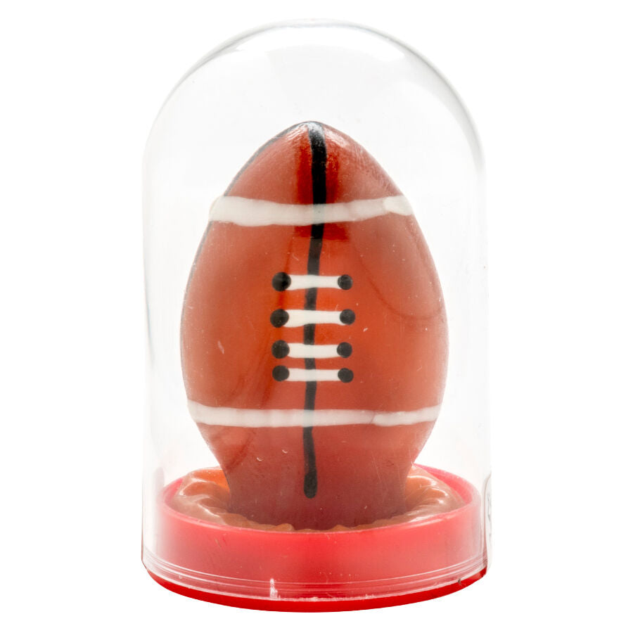 CONDOMERIE – Handbemalte Neuheitskondome Rugbyball