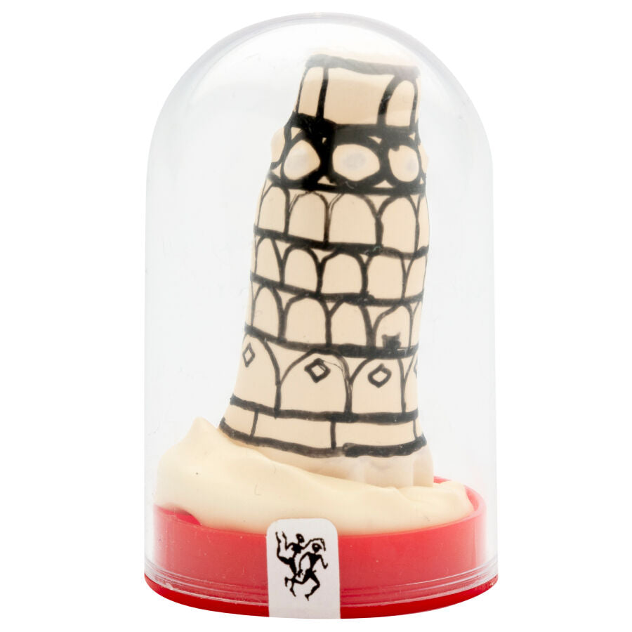 CONDOMERIE – Handbemalte Neuheitskondome Pisa-Turm