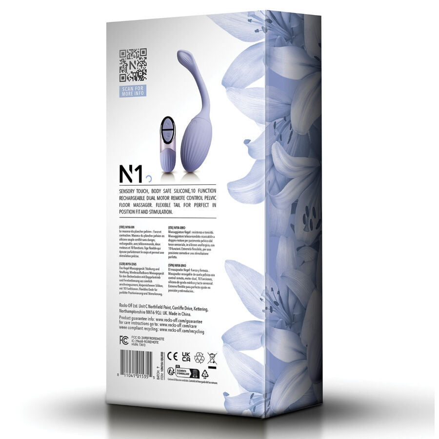 NIYA - N1 KEGEL-BECKENMASSAGEGERÄT MIT FERNBEDIENUNG