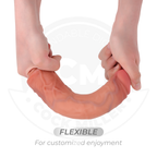 COCK MILLER - REALISTISCHER DILDO MIT SAUGNÄPFEN UND VIBRATION MIT FERNBEDIENUNG 21,5 CM