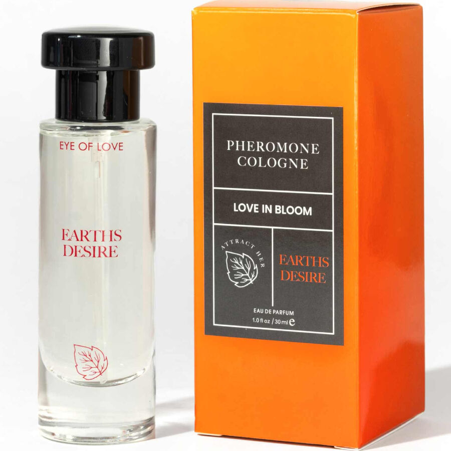 EYE OF LOVE – Bloom Earth's Desire Sativa-Parfüm für Männer, 30 ml