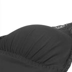 SUBBLIME – Schwarzer Body mit Blumen­spitzen­detail (S/M)