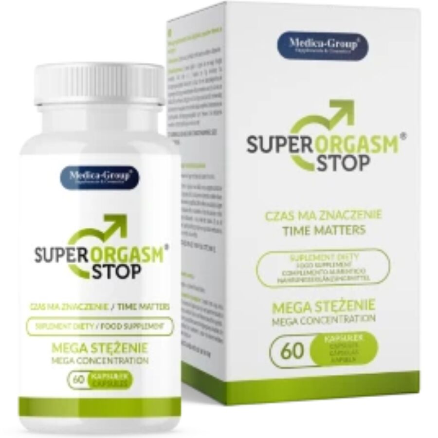 MEDICA GROUP – Super Orgasm Stop Delay Kapseln für Männer, 60 Stück