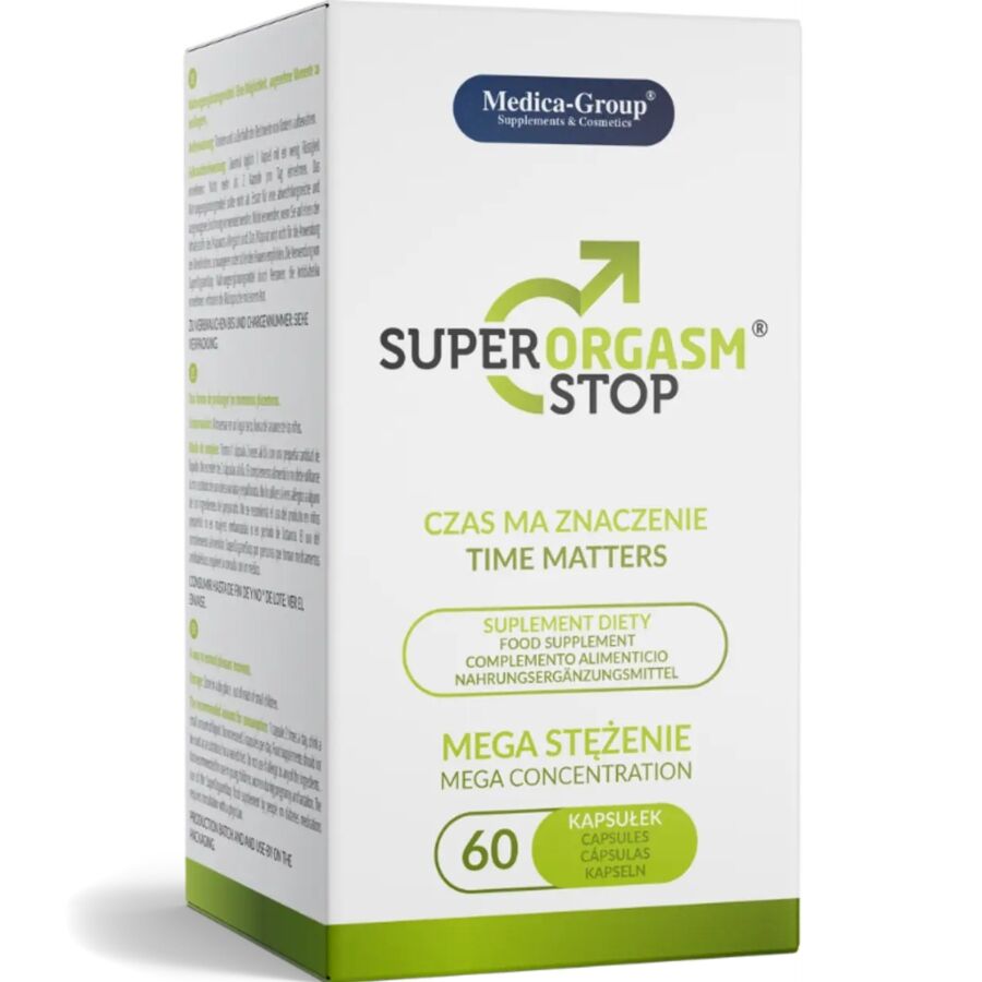 MEDICA GROUP – Super Orgasm Stop Delay Kapseln für Männer, 60 Stück