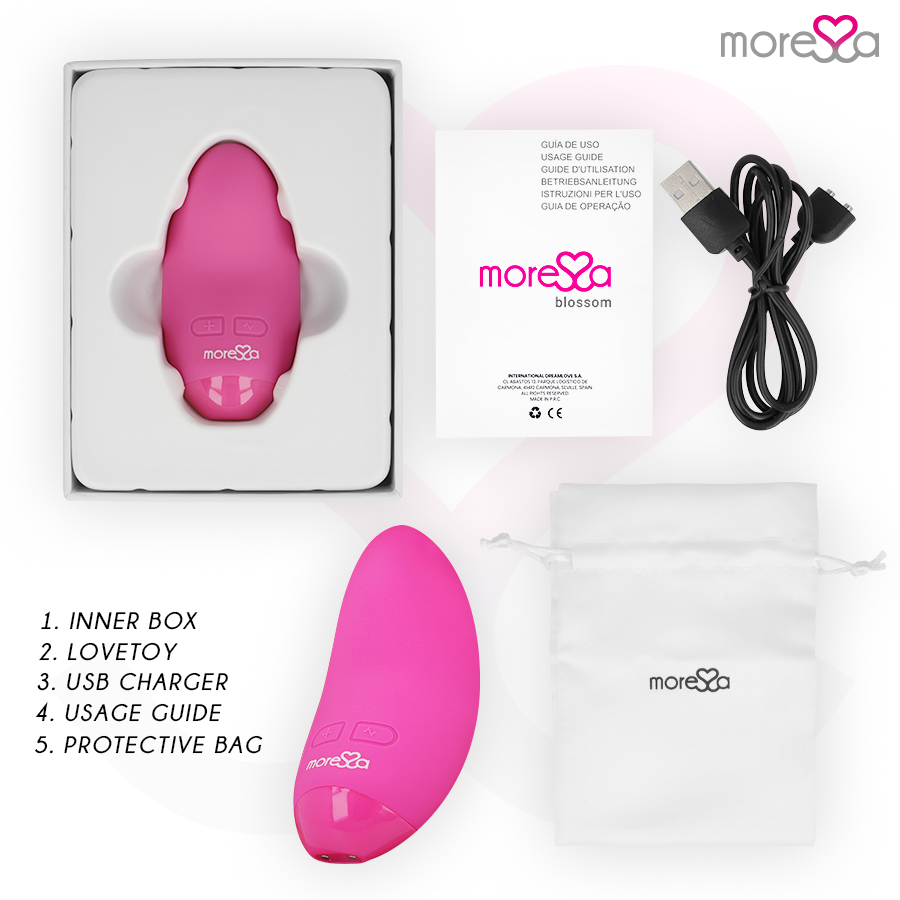 MORESSA - Blossom Vibrator Rosa kompakt