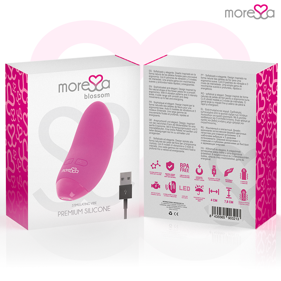 MORESSA - Blossom Vibrator Rosa kompakt