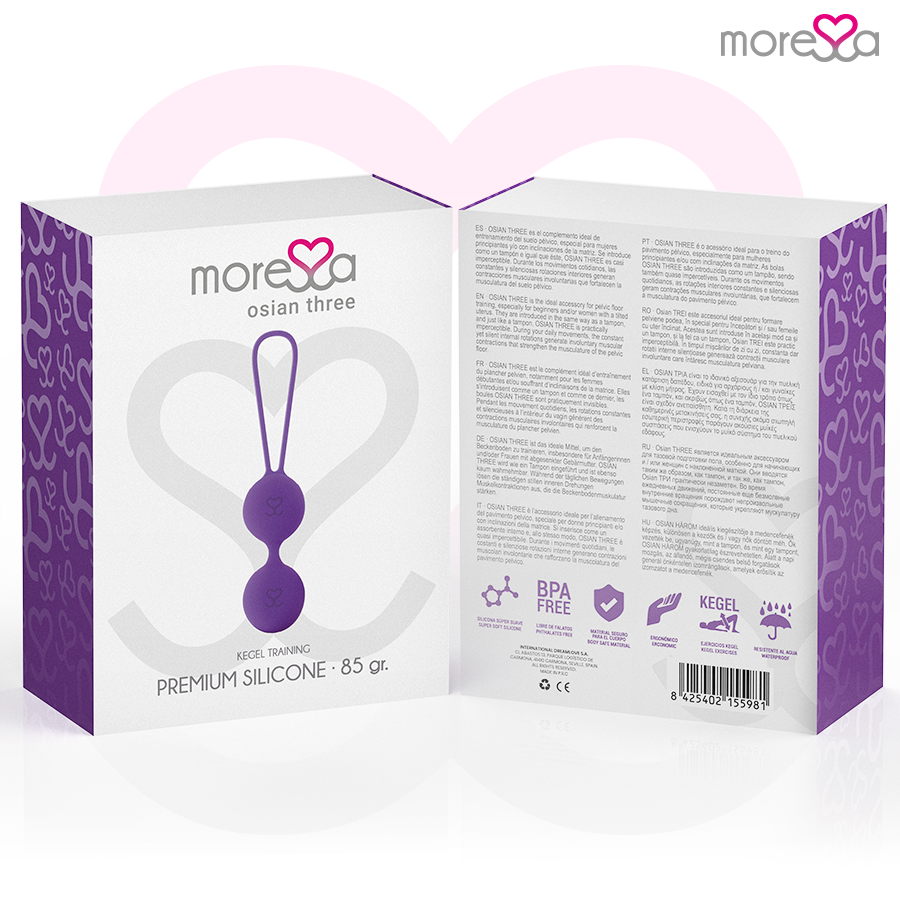 MORESSA - OSIAN DREI PREMIUM LILA SILIKON