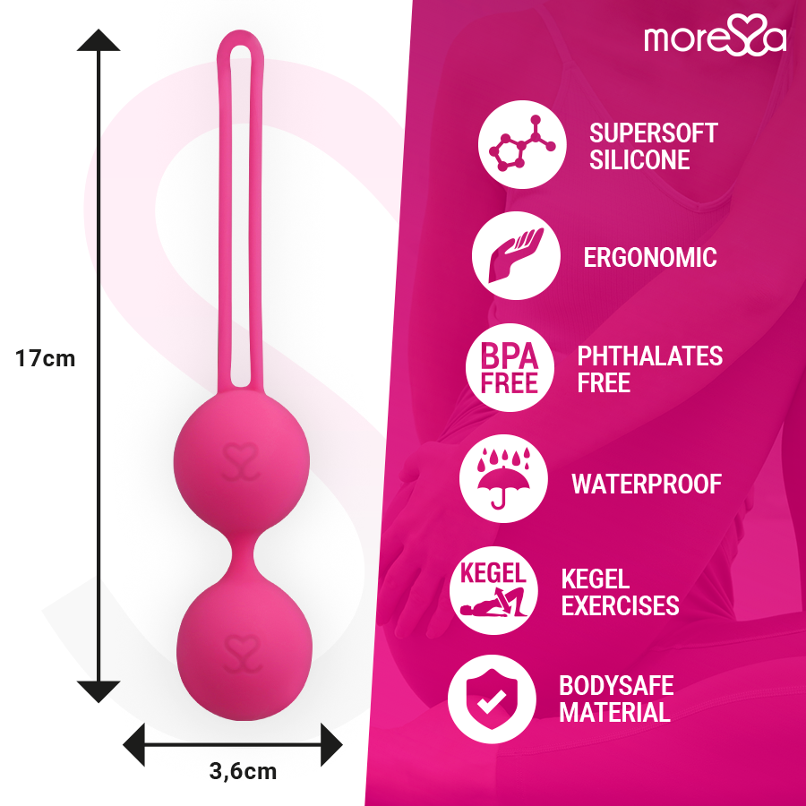 MORESSA - OSIAN DREI PREMIUM SILIKON ROSA