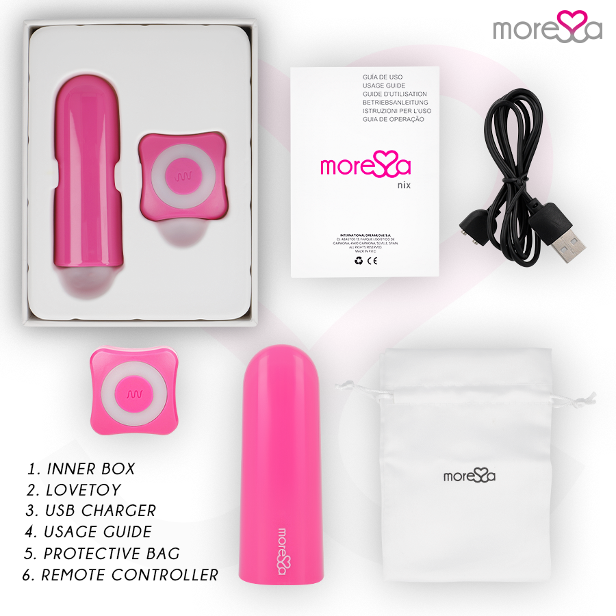 MORESSA - Nix Vibrator Fernbedienung Rosa diskret